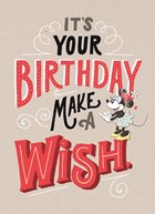 disney adult its your birthday make a wish minnie mouse